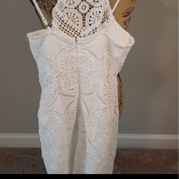 J.O.A. Lace Midi white dress - Picture 6 of 7
